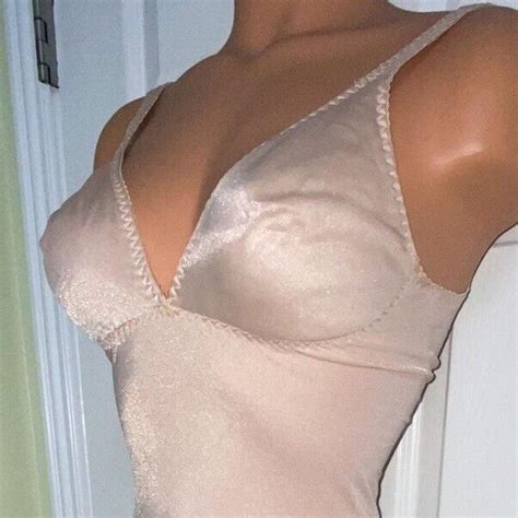 Vintage 70s OLGA Nude No Seam Bodysilk Lingerie Depop