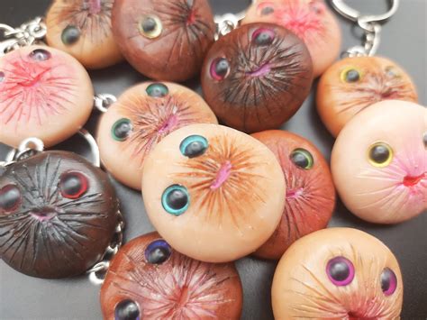 Happy Lil Buttholes Anus Keychains Etsy