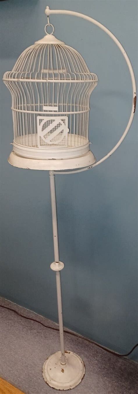 Antique Birdcage With Stand