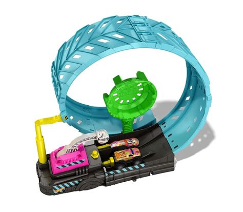 Pista Hot Wheels Monster Trucks Brilha no Escuro Desafio Loop Épico Mattel DiverMais