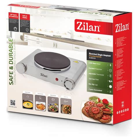 Zilan Zln Elektromos F Z Lap Szem Lyes W Cm Inox Ipon Hu