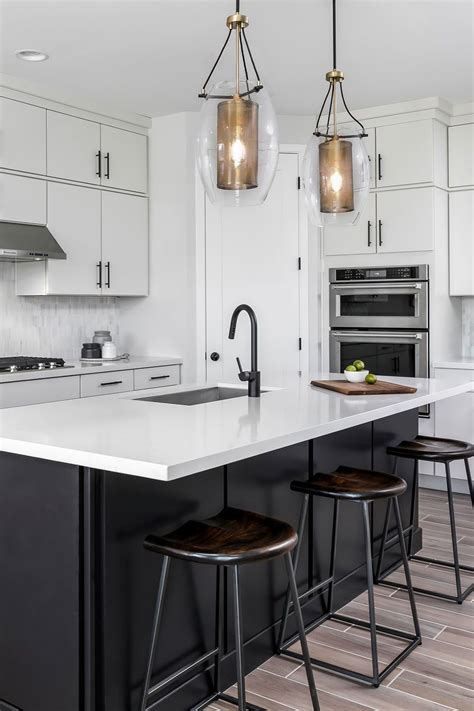 Black And White Kitchen Cabinets Timeless Look Cabinets