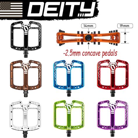 Deity Tmac Bike Pedals Aluminum Ultralight Sealed Bearing Anti Slip