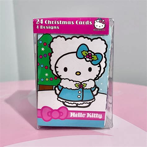 24 Mini Hello Kitty Christmas Cards - Etsy