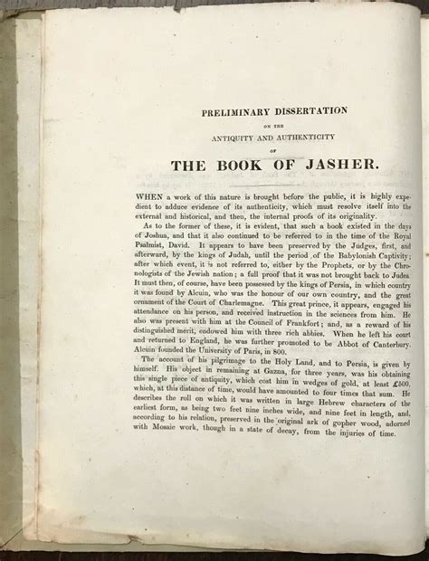 1829 BOOK OF JASHER, SACRED BOOK OF THE BIBLE - ROSICRUCIAN MAGICK LOS