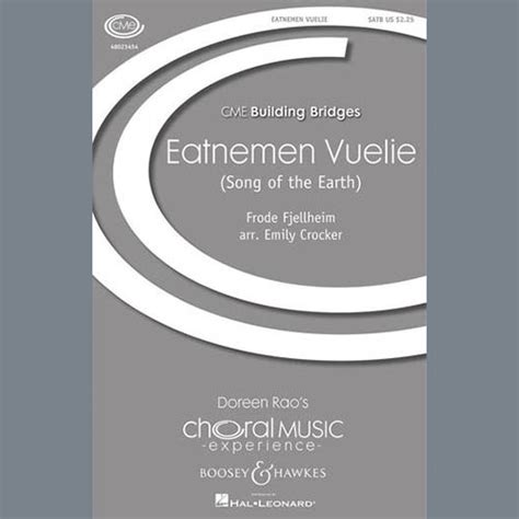 Eatnemen Vuelie Song Of The Earth Arr Emily Crocker Sheet Music