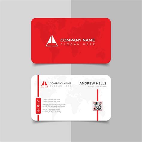 Premium Vector Modern Business Card Template Design