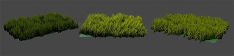 3d Model Grass Geometry Nodes Blender Vr Ar Low Poly Cgtrader