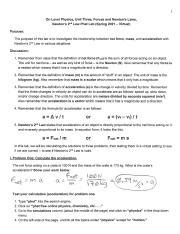 Unit Three Forces And Newton S Laws Newton S Nd Law Phet Lab Spring