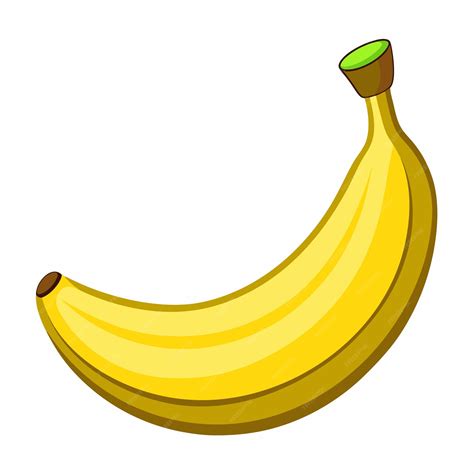 banana clipart cartoon illustration drawing premium ai generated vector