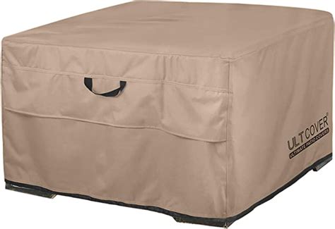 Ultcover Patio Fire Pit Table Cover Square Inch Outdoor Waterproof