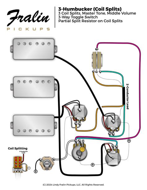 Fralin Pickups Wiring Diagrams 3 Humbucker Les Paul Coil Splits