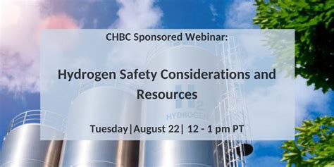 Hydrogen Safety Considerations and Resources