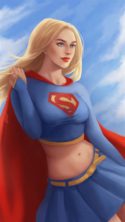 1080x1920 Supergirl Comicart Iphone 76s6 Plus Pixel Xl One Plus 3