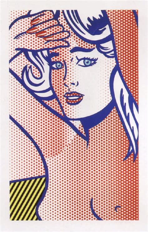 Roy Lichtenstein Nude With Blue Hair State I For Sale Coskun Fine Art