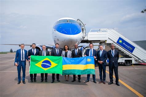 Brazilian Jet Embraer E E Goes To Rwanda For The First Time On A