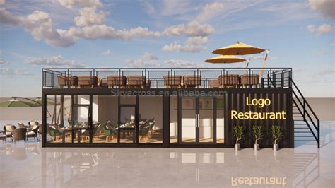 Container Restaurant Container Bar Prefabricated Houses Prefab Homes