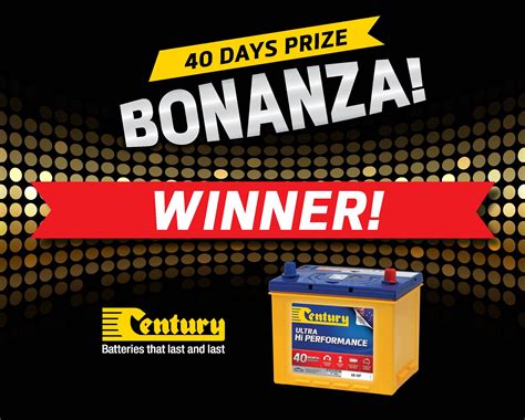 The winner of Draw 29 is Xavier... - Century Batteries | Facebook