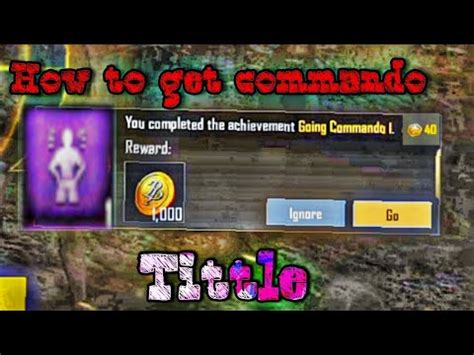 How To Get Commando Tittle In Pubg Lite Youtube