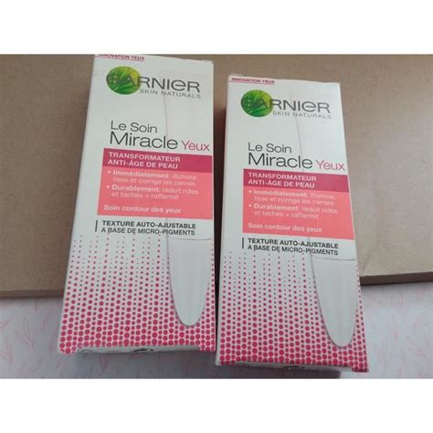 Garnier Skinactive Le Soin Miracle Soin Yeux Anti Age Et Anti Fatigue