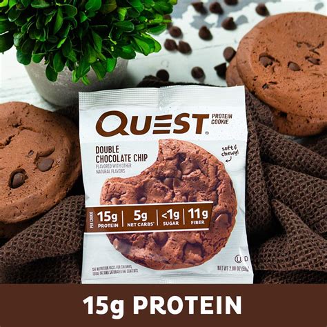 Quest Nutrition Protein Cookie Double Chocolate Chip Box Of 12 Natures Village