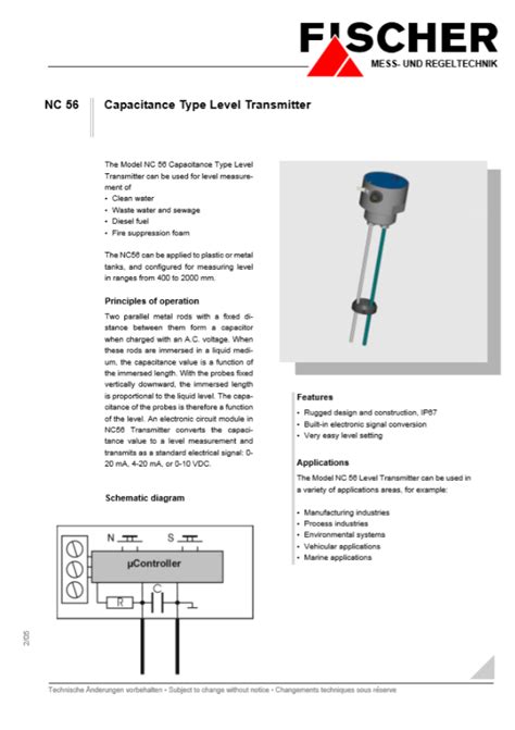 Fischer Capacitive Advance Siam Tech Co Ltd