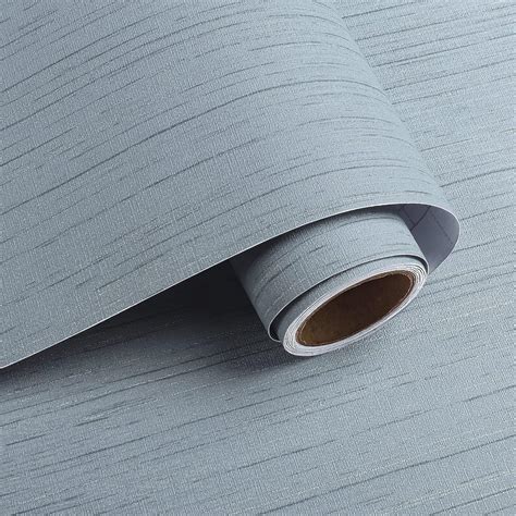 Varypaper Blue Grasscloth Peel And Stick Wallpaper Textured Faux