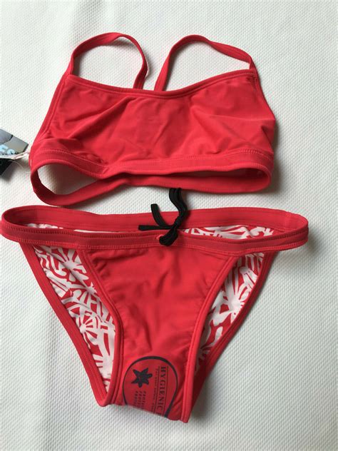 Reversible Size Medium Piece Workout Bikini Female Dolfin