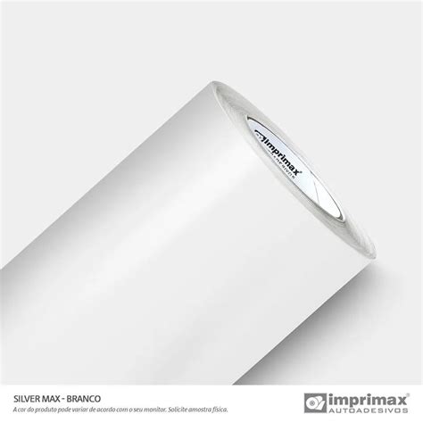 Vinil Adesivo Silver Max Imprimax 1 22mt Várias Cores