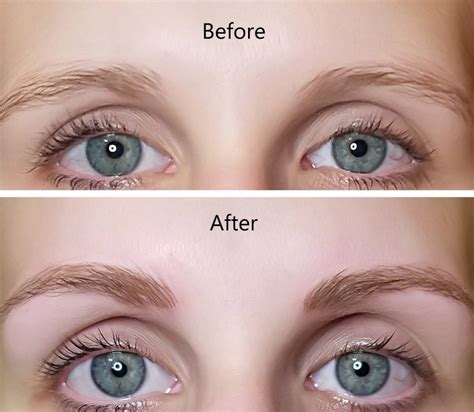 before-after-eyebrows - North Dallas Permanent Cosmetics