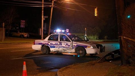 Suffolk Officer Collides With Motorist In Commack Newsday