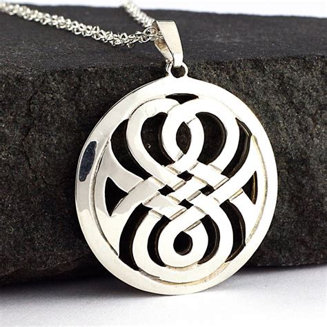 Silver Celtic Interlace Pendant By Aidan Breen Made In Ireland