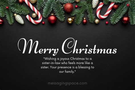 220 Inspirational Merry Christmas Greetings For Sister In Law