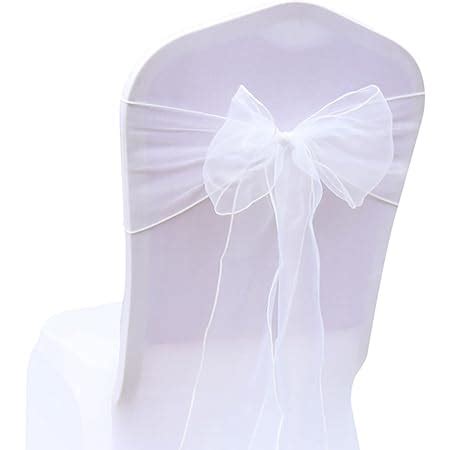 Bigbigshop St Ck Organza Stuhl Band Schleife Stuhlhussen Stuhl