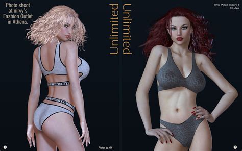 Unlimited Two Piece Bikini I D Figure Assets Nirvy