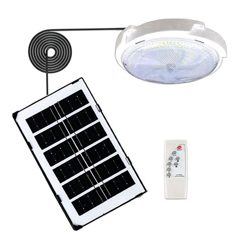 Doolland Solar Porch Ceiling Lights Outdoor Solar Gazebo Lights Indoor Outdoor Solar Pendant