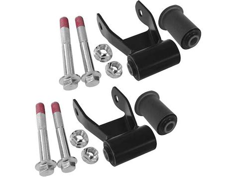 Rear Rearward Leaf Spring Shackle Set Of With Hardware