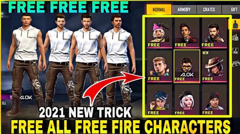 Free All Characters In Free Fire How To Unlock All Character In Free