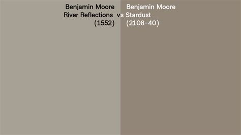 Benjamin Moore River Reflections Vs Stardust Side By Side Comparison