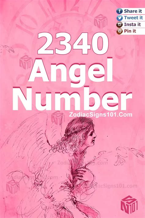 2340 Angel Number Spiritual Meaning And Significance - ZodiacSigns101