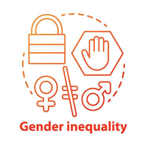 Gender Inequality Concept Icon Sex Discrimination Idea Thin Line