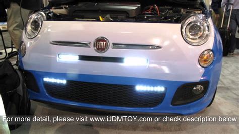 LED Daytime Running Lights On 2012 FIAT 500 On SEMA 2001 YouTube