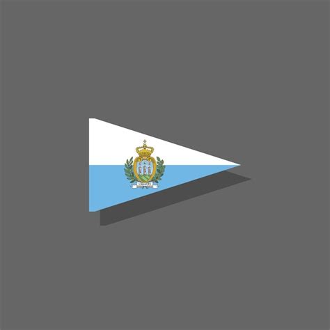 Premium Vector Illustration Of San Marino Flag Template