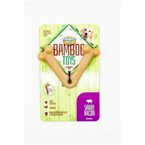 Brinquedo Osso Bamboo Sabor Bacon Shopee Brasil