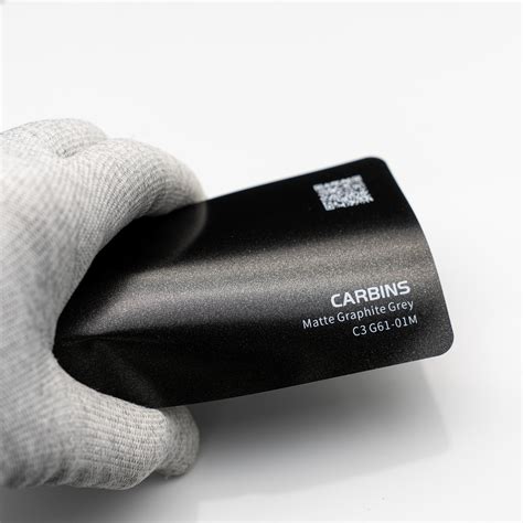 Пленка PET матовый металлик серый графит Matte Graphite Grey Сarbins ...
