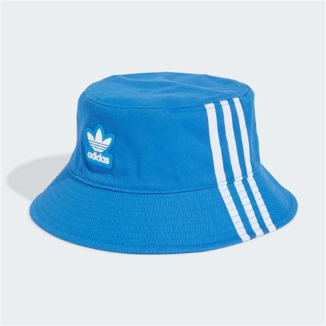 Adidas Adicolor Classic Stonewashed Bucket Hat Blue Free Delivery