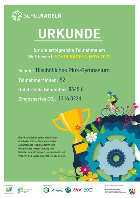 Platz Bei Der Fahrrad Schulchallenge Und Neue Service Station Pius