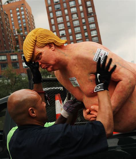 Naked Trump Statues Pop Up Around U S