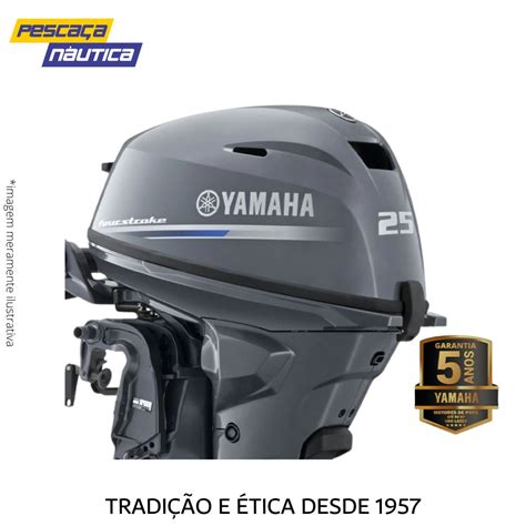 Motor Hp Yamaha Gmhs Tempos Partida Manual Compre Online