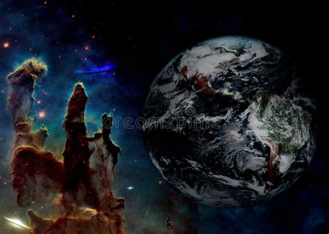 Earth And Creation Stock Illustration Illustration Of Making 7181554